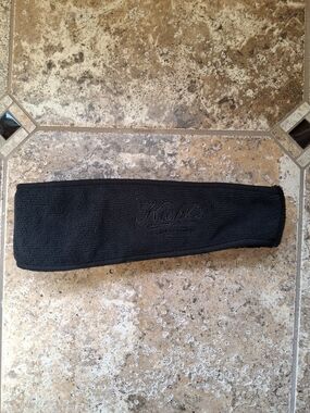 Kiehl's Black Terry Cloth Headband BRAND NEW